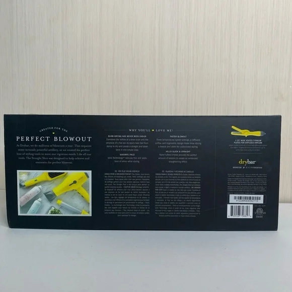 Drybar The Straight Shot Yellow Blow-Drying Flat Iron 1.25” - Picture 7 of 11